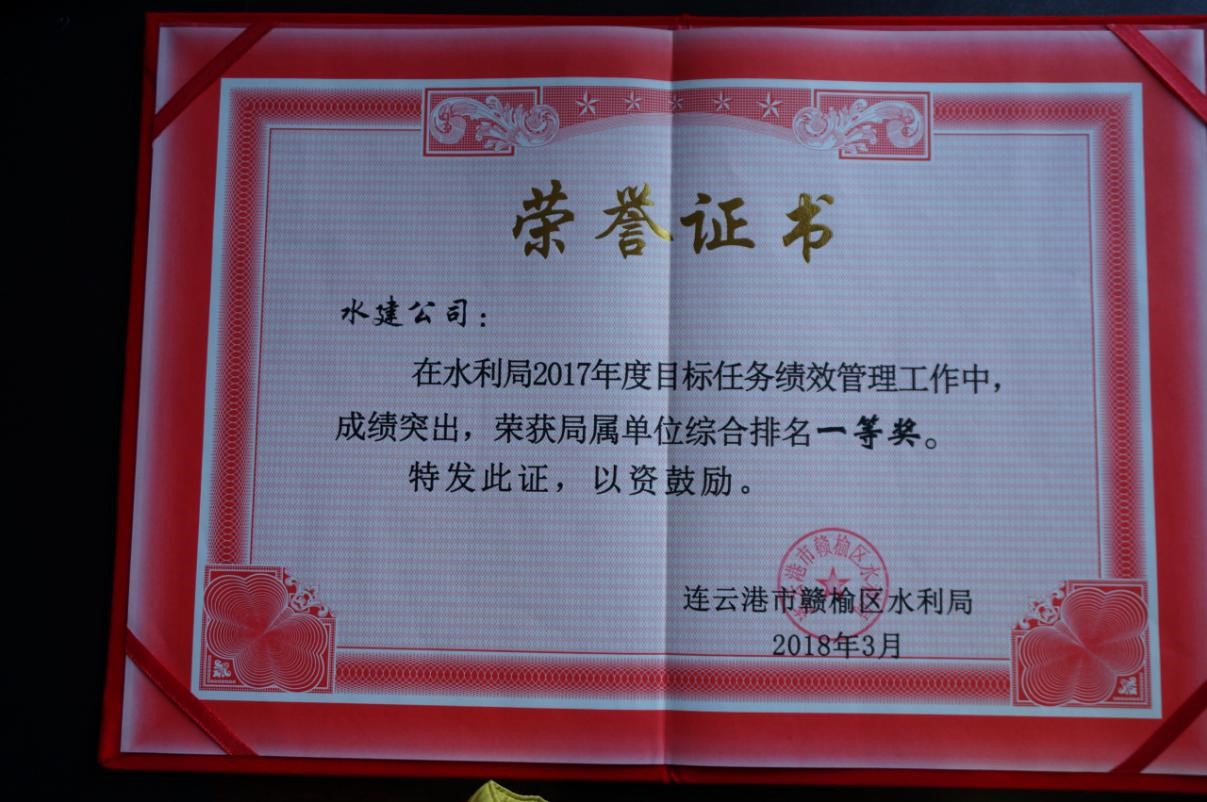 局属单位综合排名一等奖